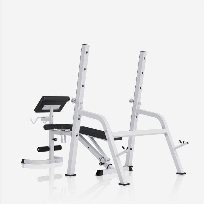 Træningsbænk + Curl Pult + Squat rack