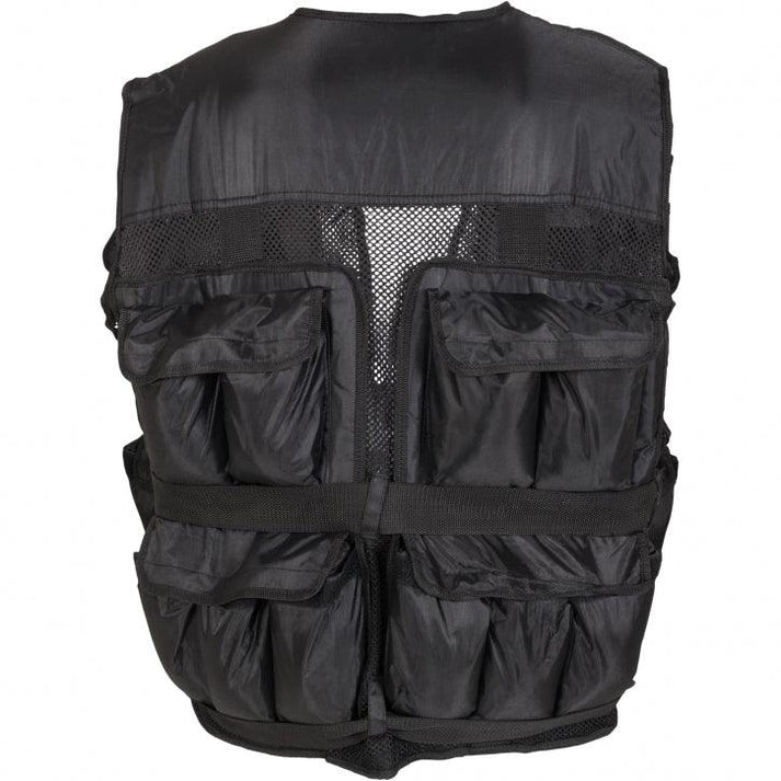 Sort Vægtvest 10 kg (Gorilla-sports)