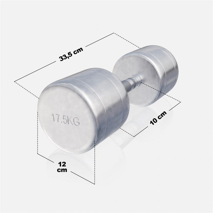 Håndvægt 17,5 kg - Chrome