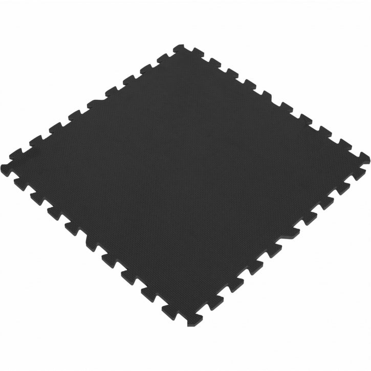 Gorilla fitnessgulv (sæt med 6 stk) Sort