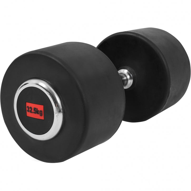 Se Pro gummi håndvægt (32,5 kg) (2. sortering) hos Billig-fitness.dk