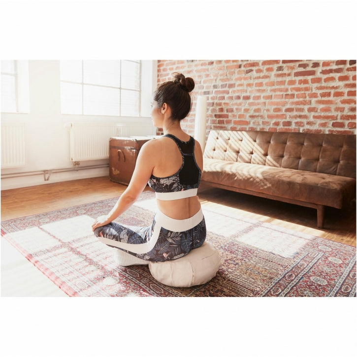 Yogapude Sandfarve (Rund)