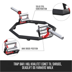 Trap Bar Ø 50 mm med forskellige greb
