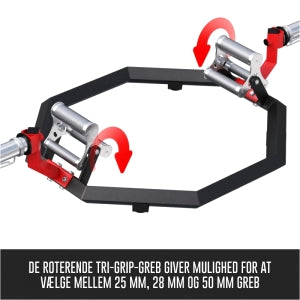 Trap Bar Ø 50 mm med forskellige greb