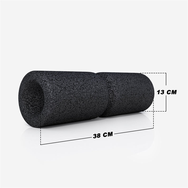Foam roller 38 cm - med omløbsrille