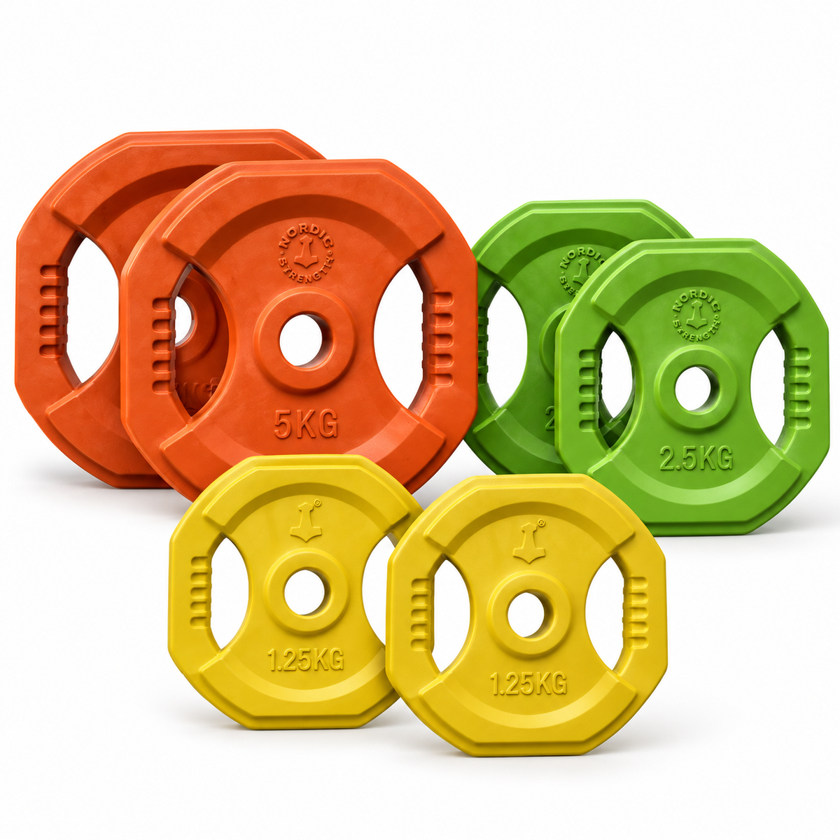 Pump-skivesæt 17,5 kg | Nordic Strength