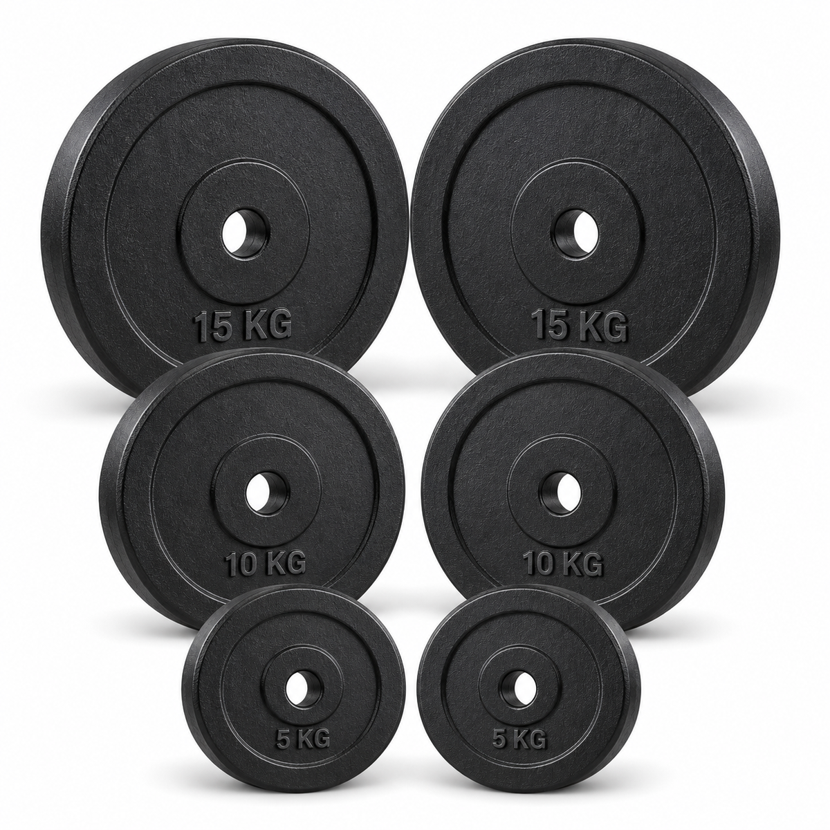 60 kg vægtskivepakke i jern – 30 mm