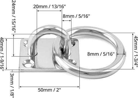 Loft- og vægophæng til fitnessudstyr mm.