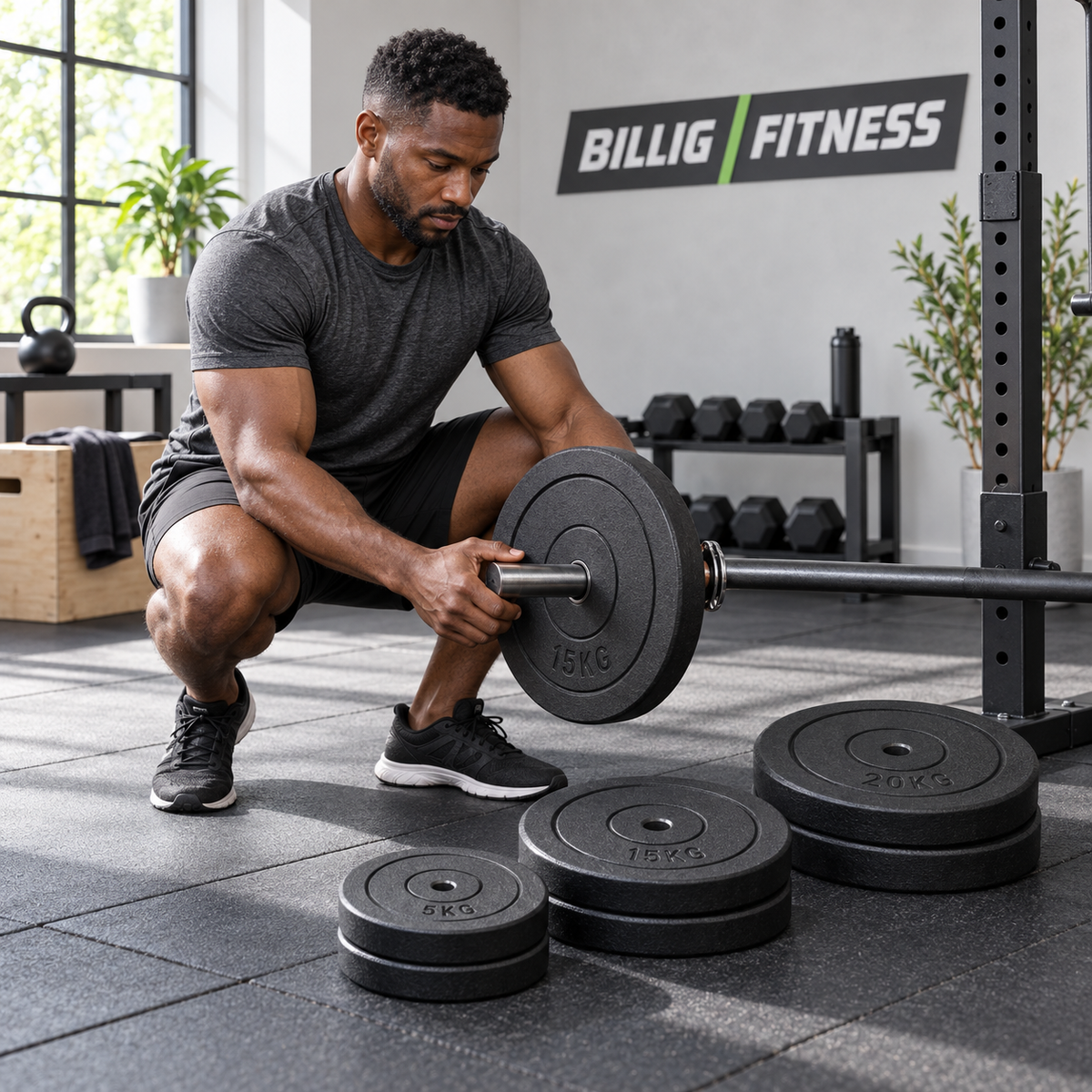 80 kg vægtskivepakke i jern – 30 mm