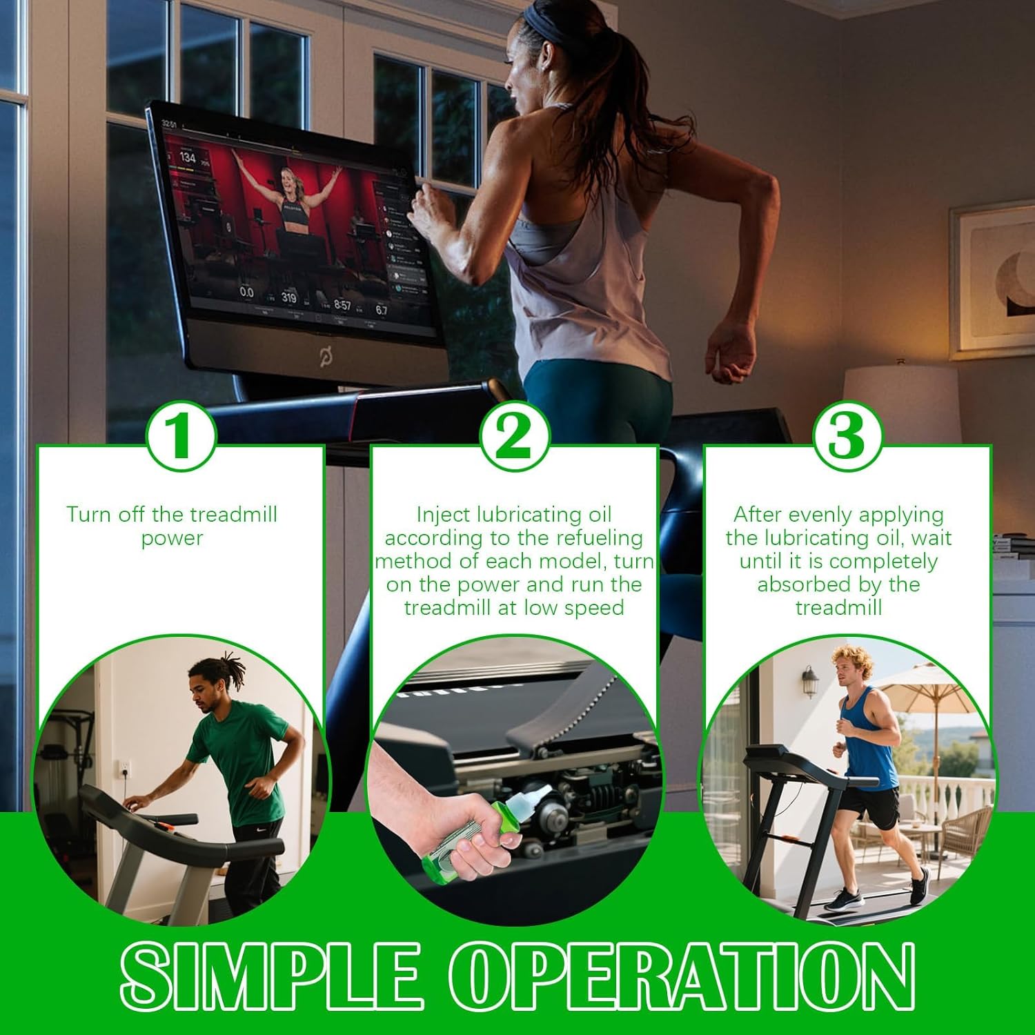 Silikoneolie til løbebånd / walking pad – 60 ml