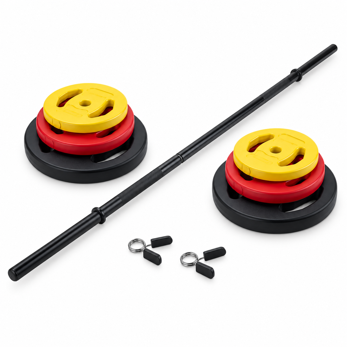 Aerobic vægtstangssæt (20 kg) (Billig-fitness pakkespris)