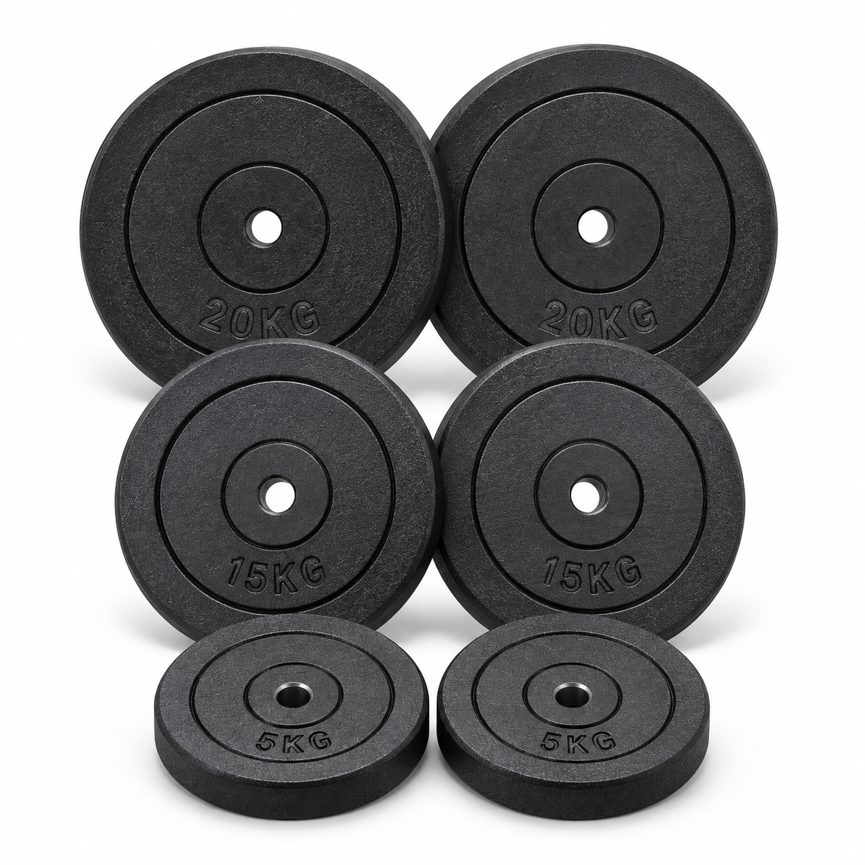 80 kg vægtskivepakke i jern  30 mm