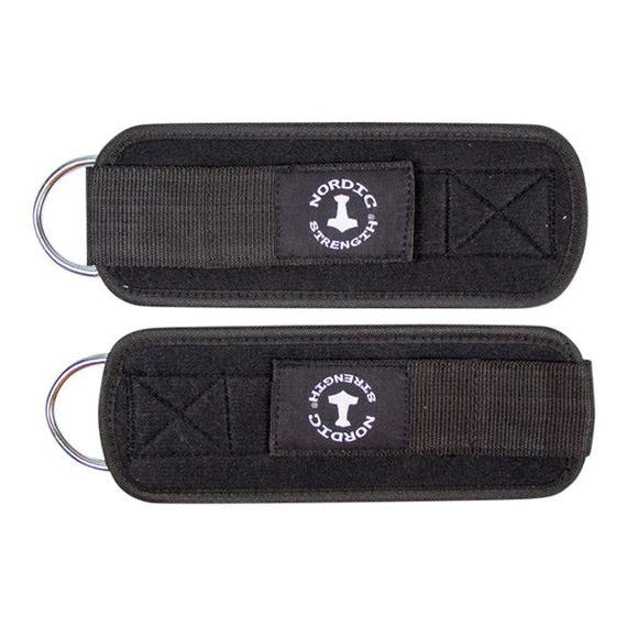 Ankel strop PRO - Sort - Nordic Strength (2 stk)