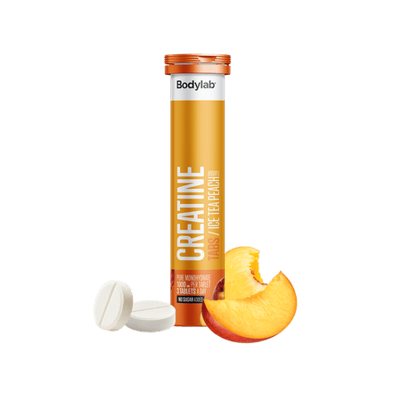 Bodylab Creatine Tabs (18 stk) - Ice Tea Peach