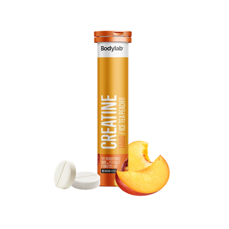 Bodylab Creatine Tabs Ice Tea Peach 18 stk. | Kreatin