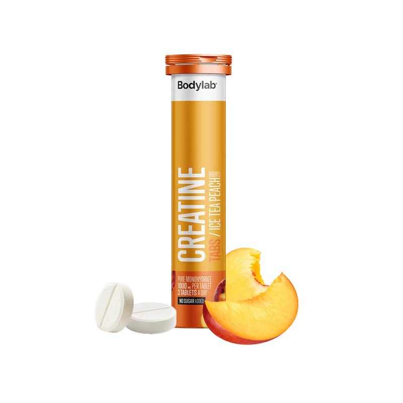 Bodylab Creatine Tabs Ice Tea Peach 18 stk. | Kreatin