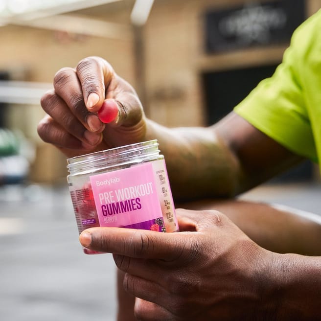 Bodylab Pre Workout Gummies (60 stk) - Berry