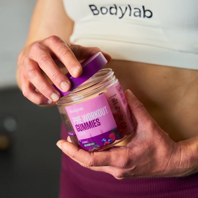 Bodylab Pre Workout Gummies (60 stk) - Berry