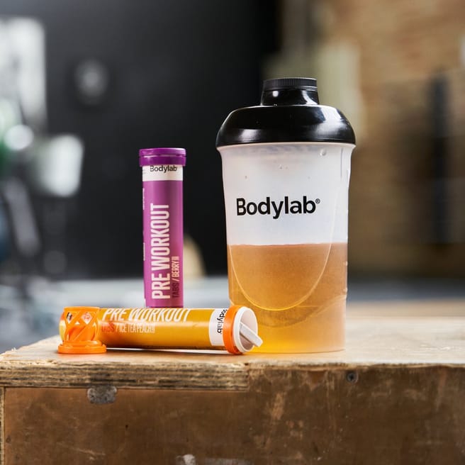 Bodylab Pre Workout Tabs (20 stk) - Ice Tea Peach