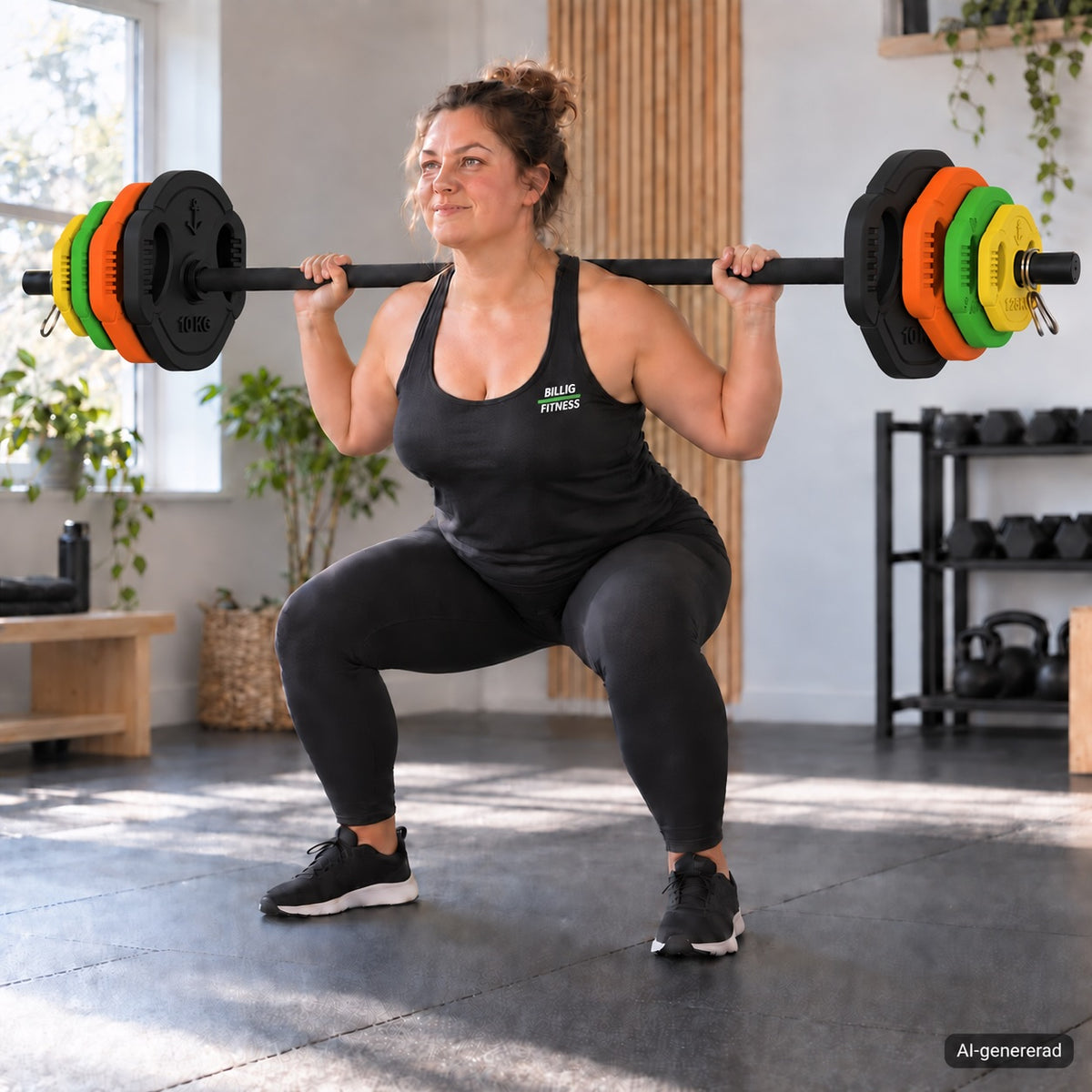 Aerobic vægtstangssæt 40 kg – komplet sæt til bodypump og hjemmetræning