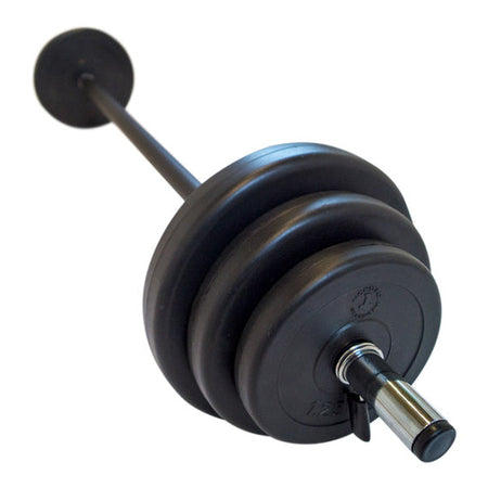 Vægtstangssæt 20 kg (140 cm) (sort)