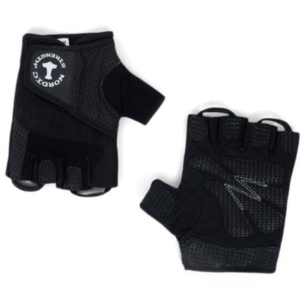 Træningshandsker med nubret håndflade i sort (XL)