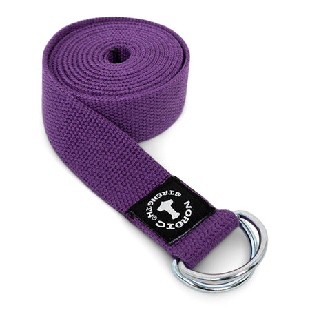 Yogabælte med metallukning - Lilla