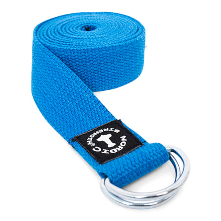 Yogabælte med metallukning - Blå