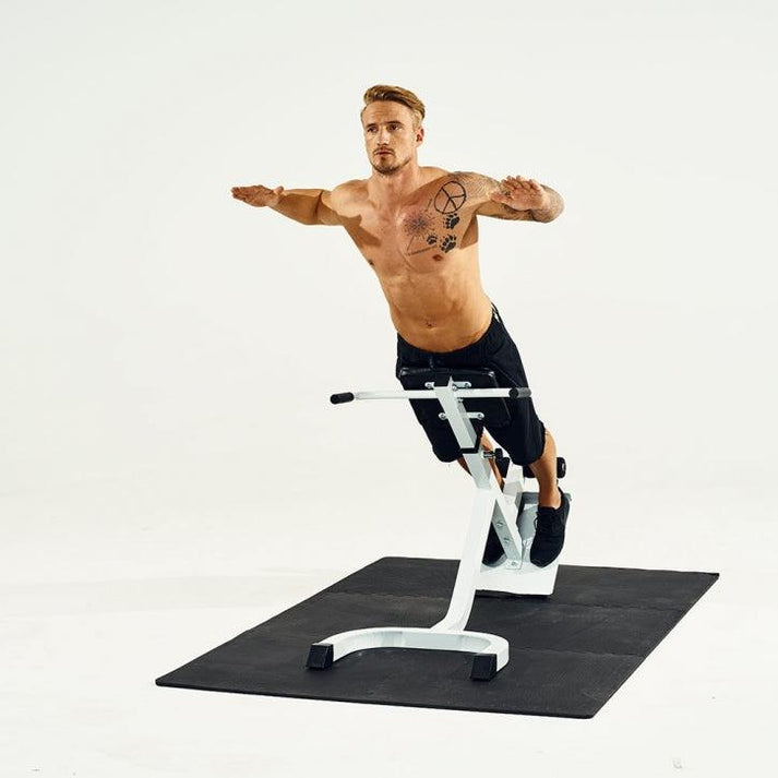 Ryg- og mavetræner hyperextension bænk