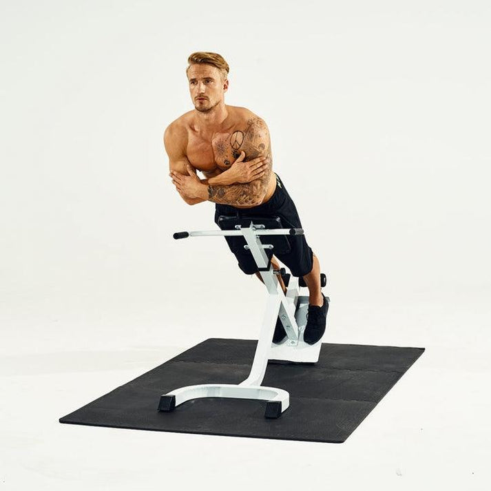 Ryg- og mavetræner hyperextension bænk