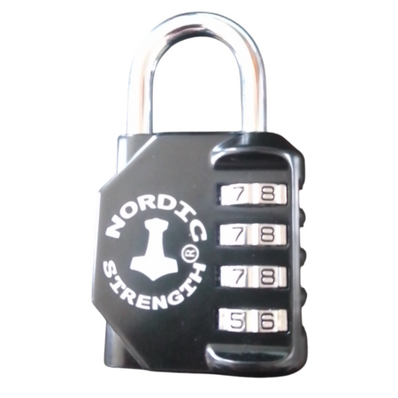 Hængelås med kode fra Nordic Strength