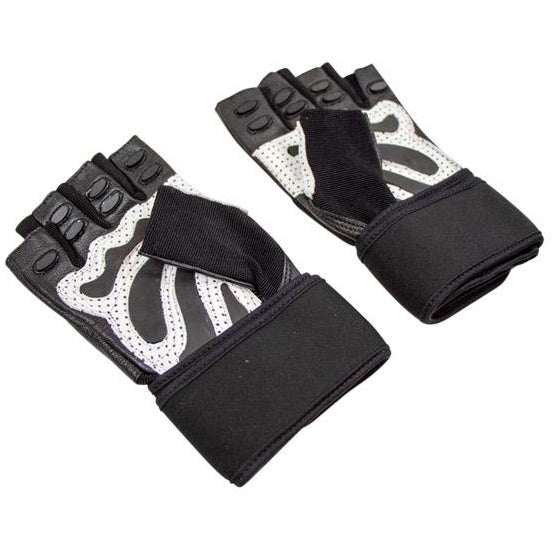 Træningshandsker med håndledsstøtte og gummigreb