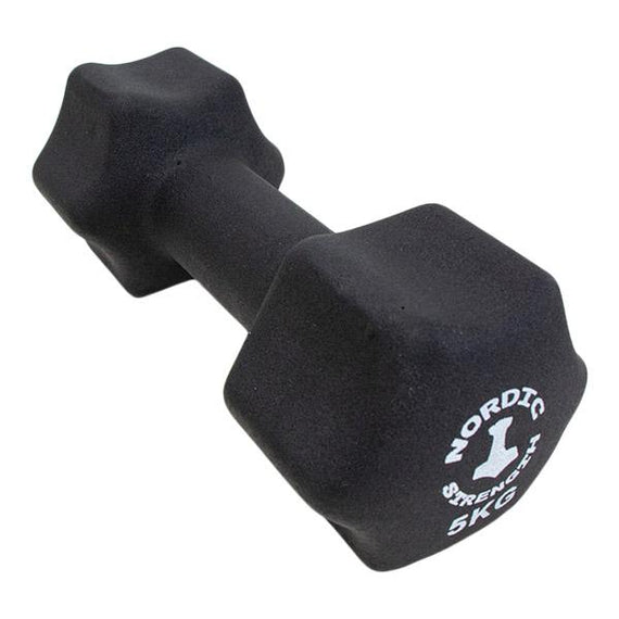 Billede af Håndvægt 5 kg black edition aerobic - Nordic Strength