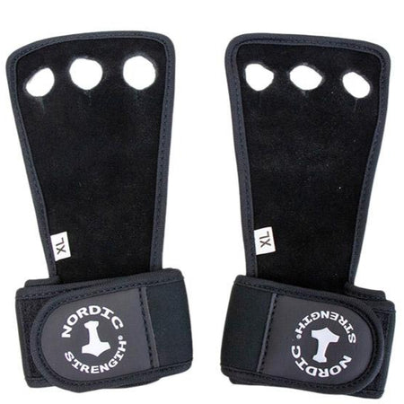 Grip pads Pro med håndledsstøtte fra Nordic Strength (sæt)