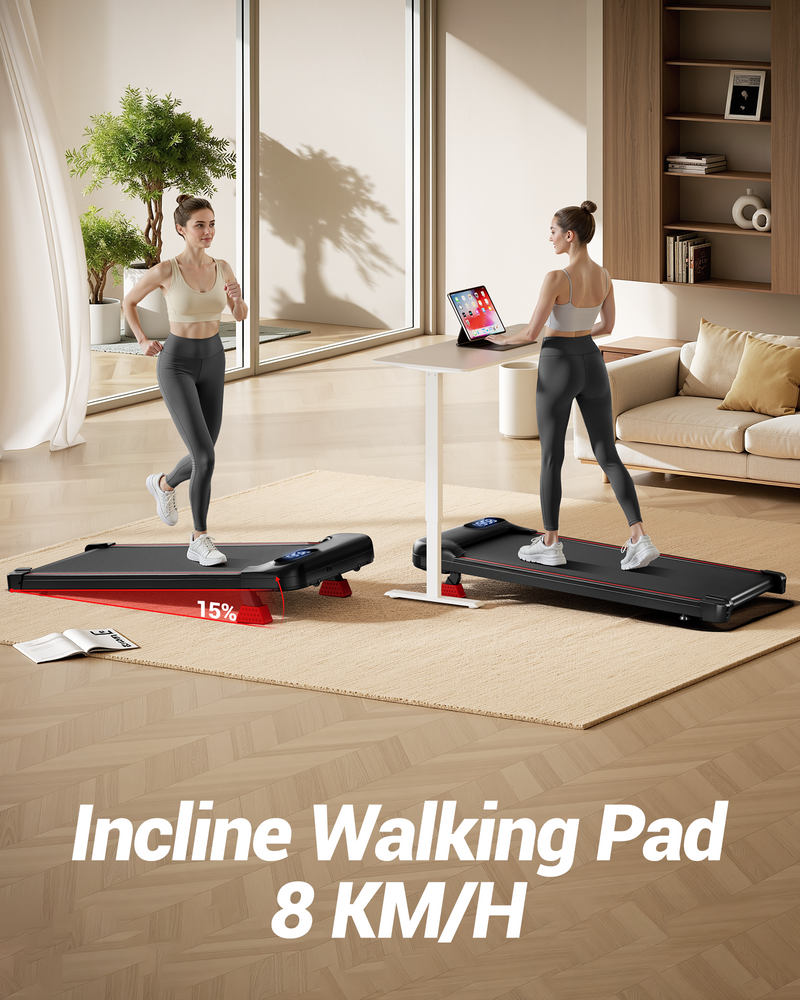 Walking Pad Pro 2-i-1 med 9%/ 15% stigning
