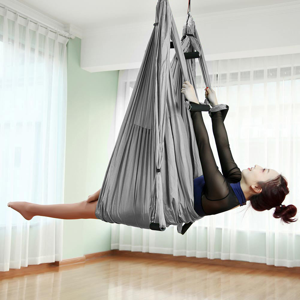 Yoga swing komplet – inkl. loftophæng og bærepose