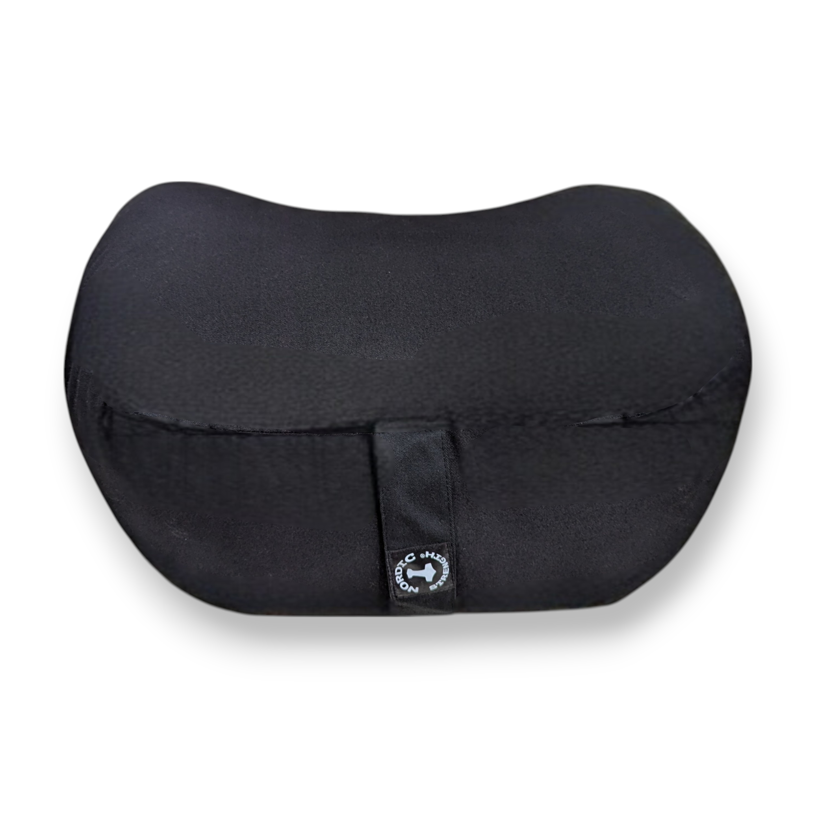 Meditationspude Sort (Halvmåne) - Nordic Strength (kapok)