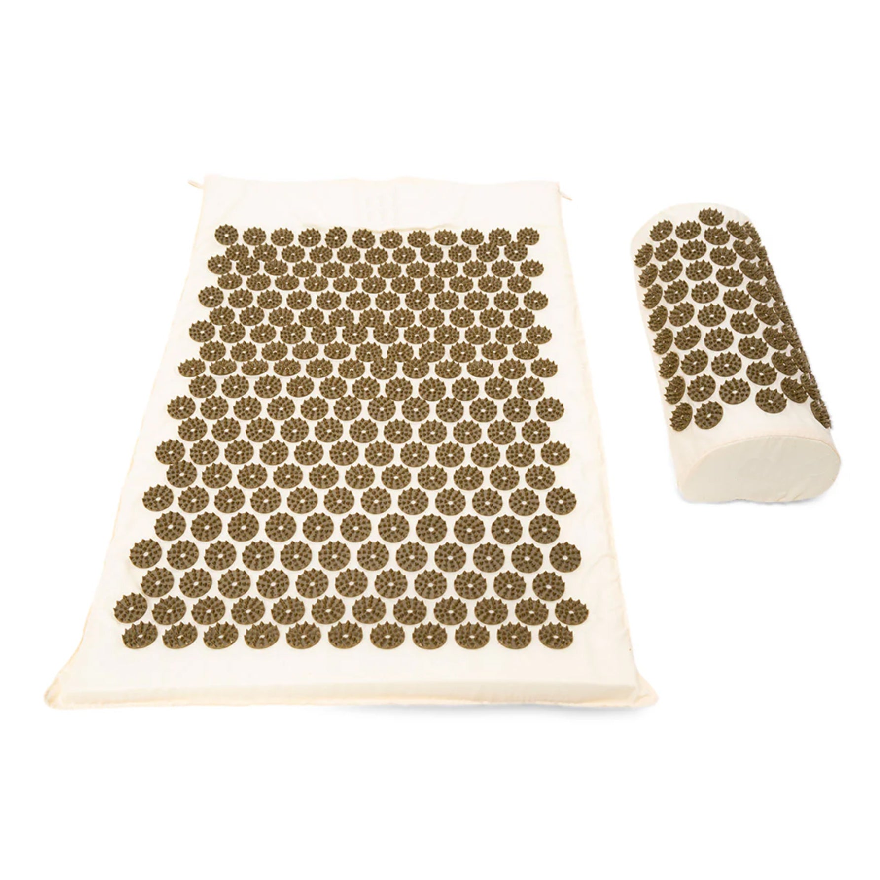 Akupressur måtte inkl. pude - Beige (Sømmåtte og pude til akupunktur)