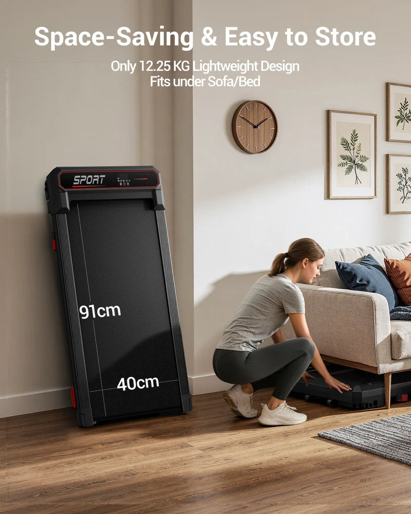 Walkingpad med 15% stigning, vibration og 3 HK støjsvag motor
