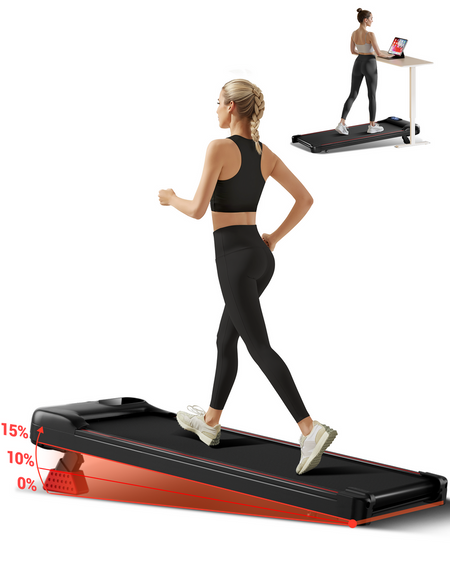 Walking Pad Pro 2-i-1 med 9%/ 15% stigning