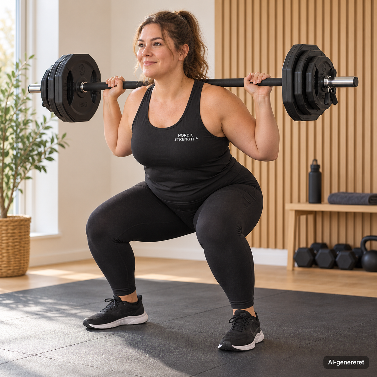 Aerobic vægtstangssæt ca. 20 kg – Nordic Strength