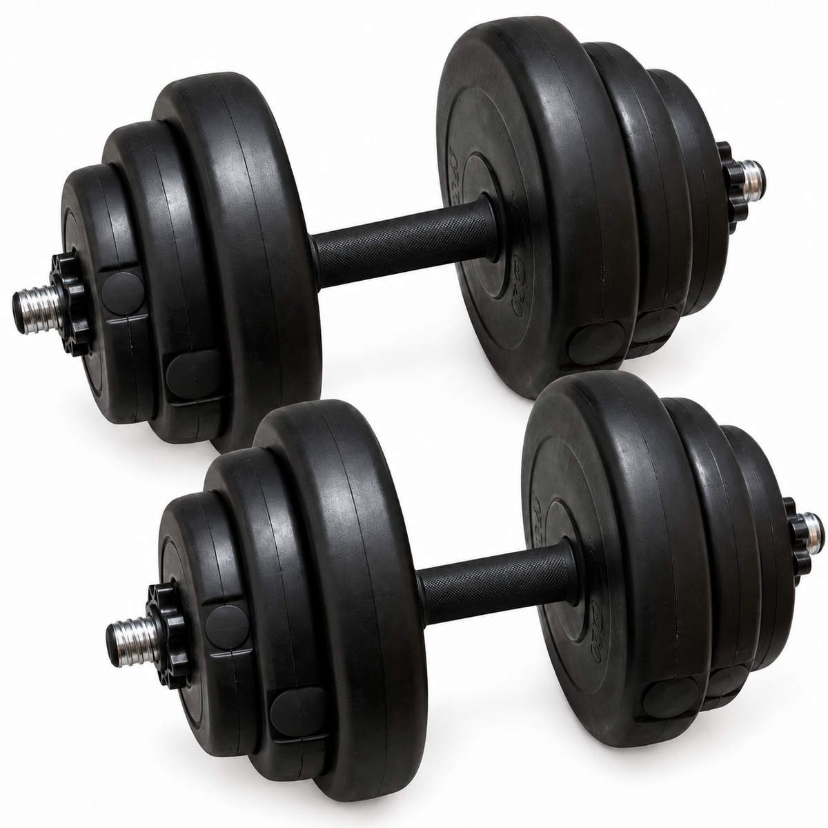 Håndvægtsæt ca. 40 kg (30 mm)(Billig-fitness pakkepris)