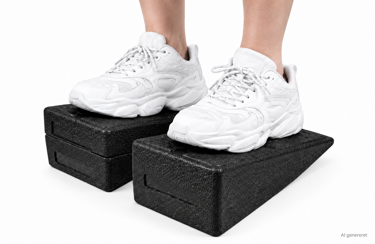 Læg blokke (3 dele) i sort (calf blocks)