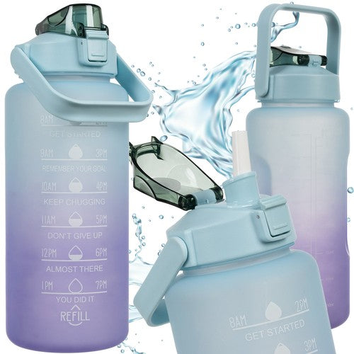 Big Water Bottle 2L - stor motivationsvandflaske