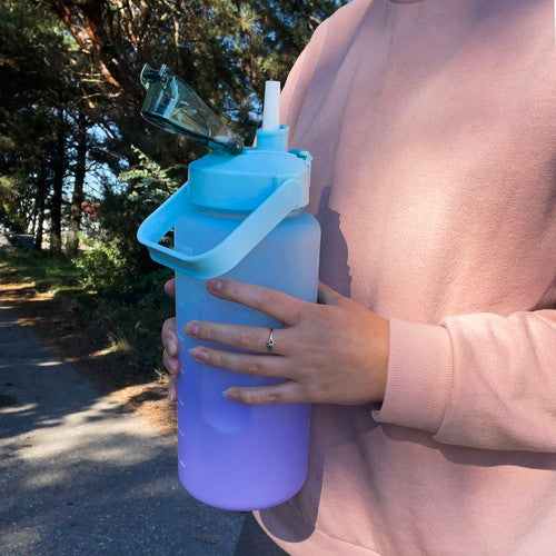 Big Water Bottle 2L - stor motivationsvandflaske