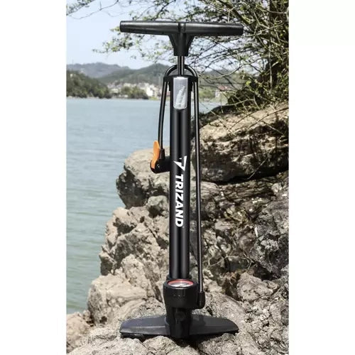 Fodpumpe med manometer (16 bar / 230 PSI)