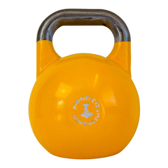 Se Competition kettlebell 16 kg - Gul - Nordic Strength hos Billig-fitness.dk