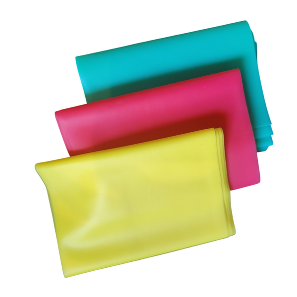 Trænings elastikbånd 2,5 meter pakketilbud (3 pack)