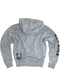 Brachial Zip-Hoody "Special" Gråmeleret/Sort (S)