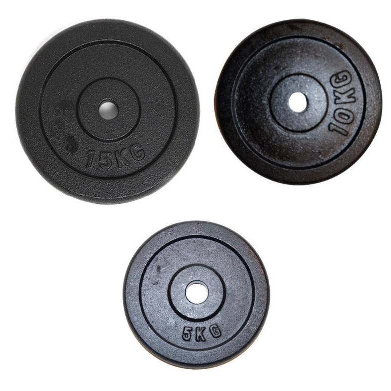 60 Kg Vægtskive pakke i jern (30 mm)